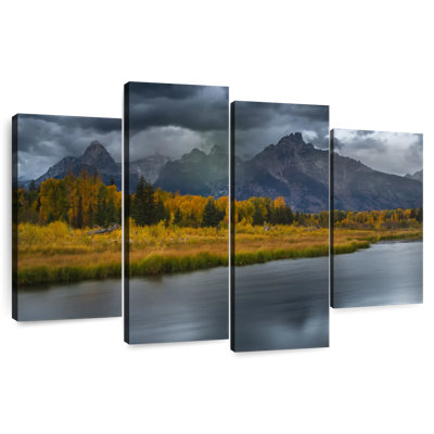 Alvord Dark Clouds Over Grand Teton