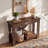 41.3" Entryway Console Table with Storage Shelf for Small Space