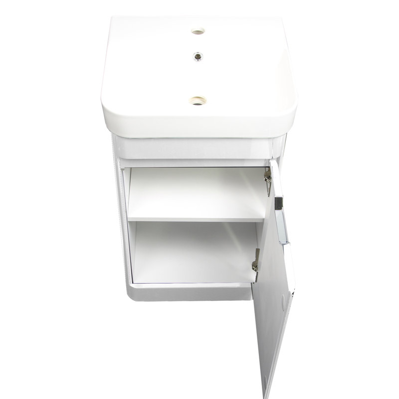 Meuble-lavabo simple l 19 po x P 17 po x H 33 po Michener, Blanc