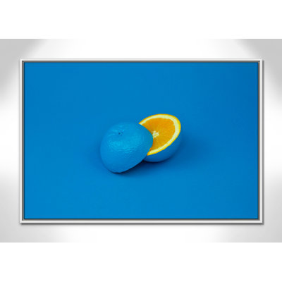 Pop orange en bleu par Davisuko