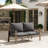 2-Seater Outdoor Patio Loveseat – All-Weather Aluminum Frame with Premium Cushions-701850017
