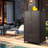 Outdoor Towel Rack For Pool Outdoor Pool Towel Storage Cabinet With Shelf & Drawer Pool Towel Holder With Rolling Wheels Hot Tub Towel Rack W/Waterproof Cover Poolside Towel Valet Caddy For Spa Brown