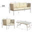 Burruss 4 - Person Garden Lounge Set with Cushions-1790561566-1790561561