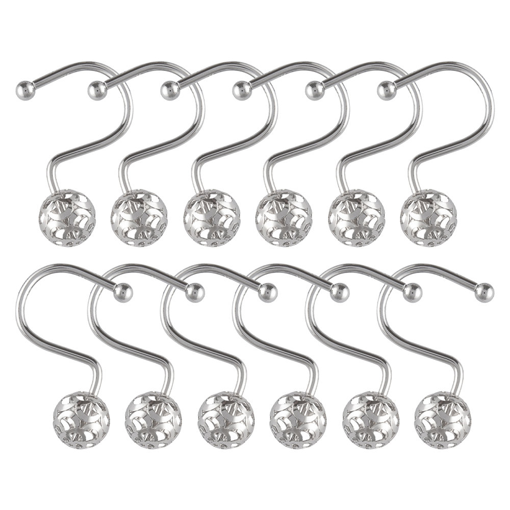 Steel Shower Curtain Hook (Set of 12) Utopia Alley 