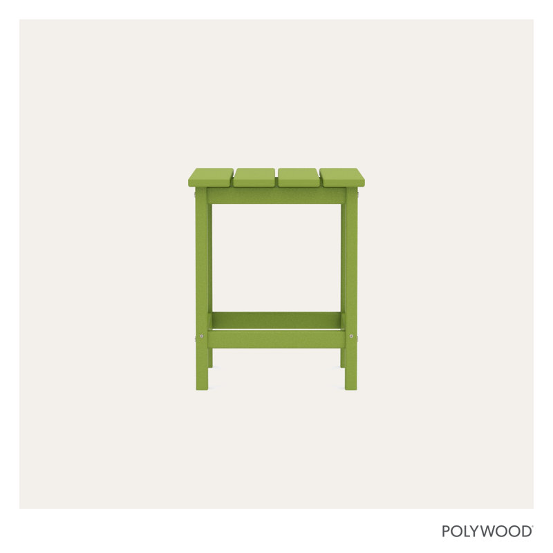 POLYWOOD X Sol72 Side Table , Lime