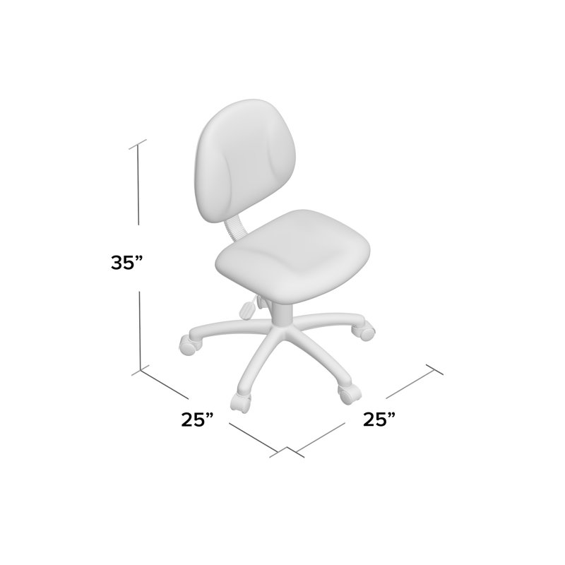Task Chair, Burgundy Tweed, Not Included