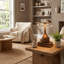 Lampe de table moderne en bois massif Sienna