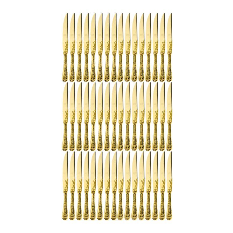 Casablanca Steak Knife - 48 Pieces, Gold
