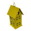 Maison d'oiseaux citronnée jaune