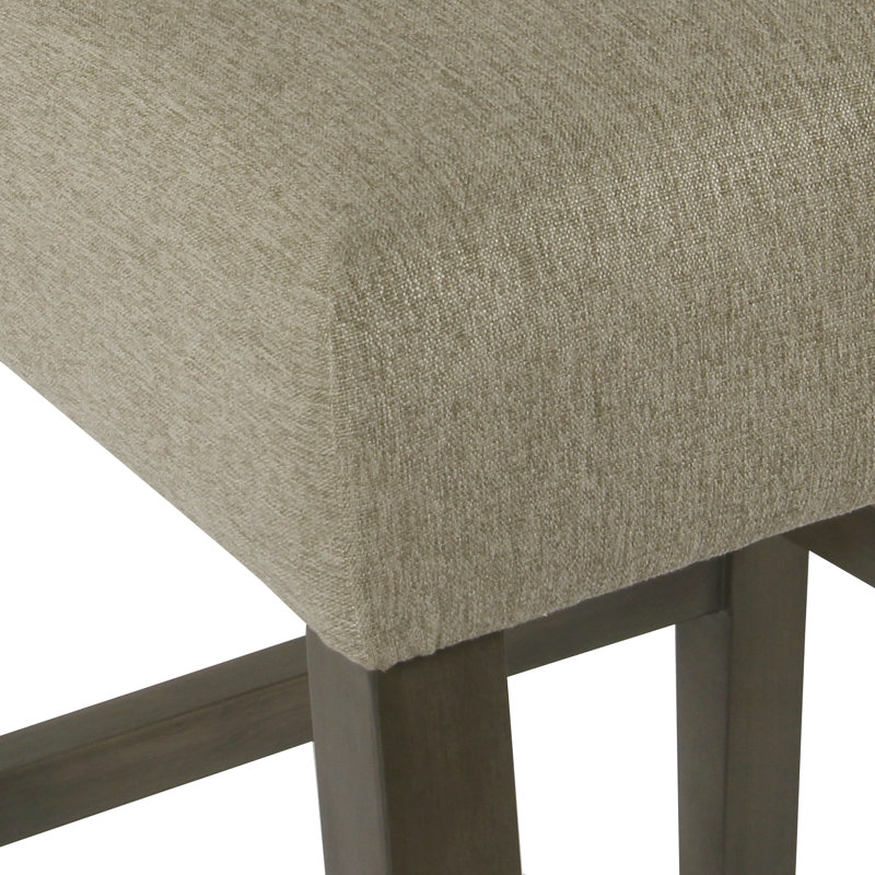 Rugeley Upholstered Counter Stool, Stone