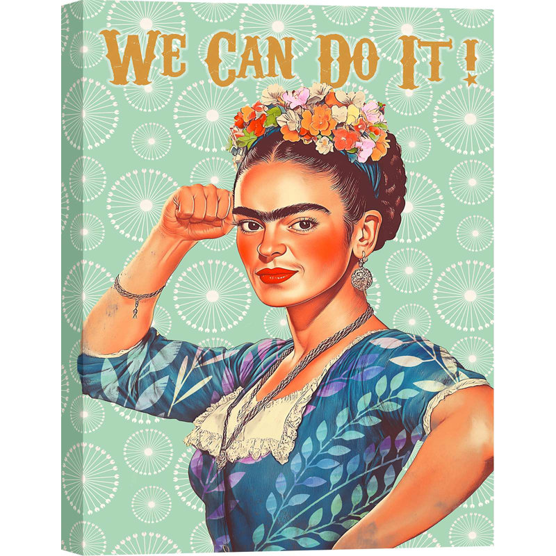 Frida Can Do It! (Mexican Style) by Matt Spencer - Wrapped Canvas Print, 100 cm H x 70 cm W