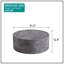 Table basse ronde en bois aggloméré pour le salon-128966598-128966596-128966595