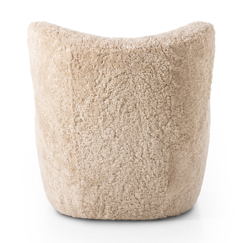 Amelie Chair-Beige Shearling, Beige Shearling