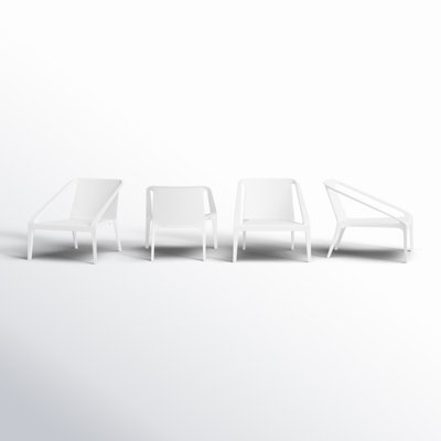 Marselia Outdoor Lounge Chair with Ottoman
