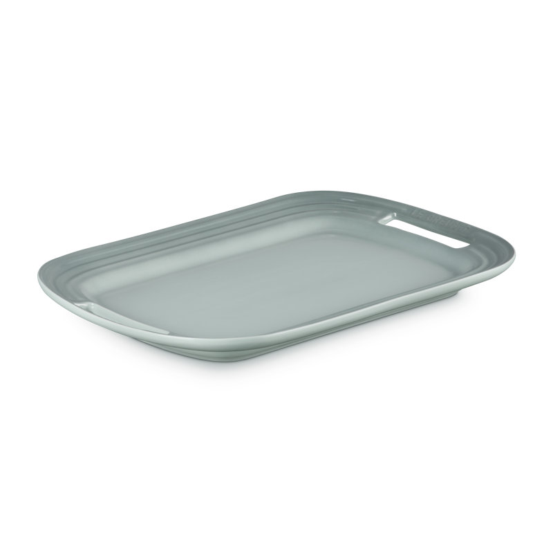 Le Creuset Stoneware Serving Platter, 16.25 In. - Sea Salt, Sea Salt