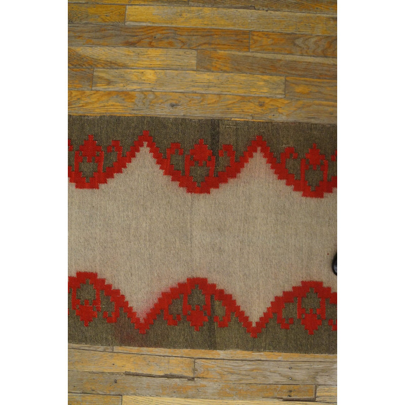 Antique Bessarabian Flat Woven Hallway Runner Rug