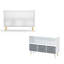 Children's Multi-Purpose Bookshelf With Collapsible Fabric Bins-1641420973