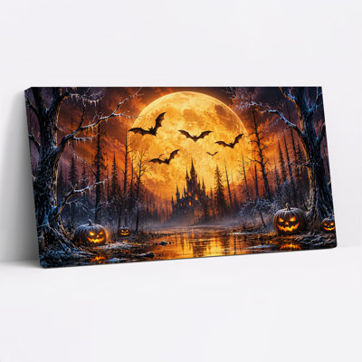 Art sur toile d'Halloween