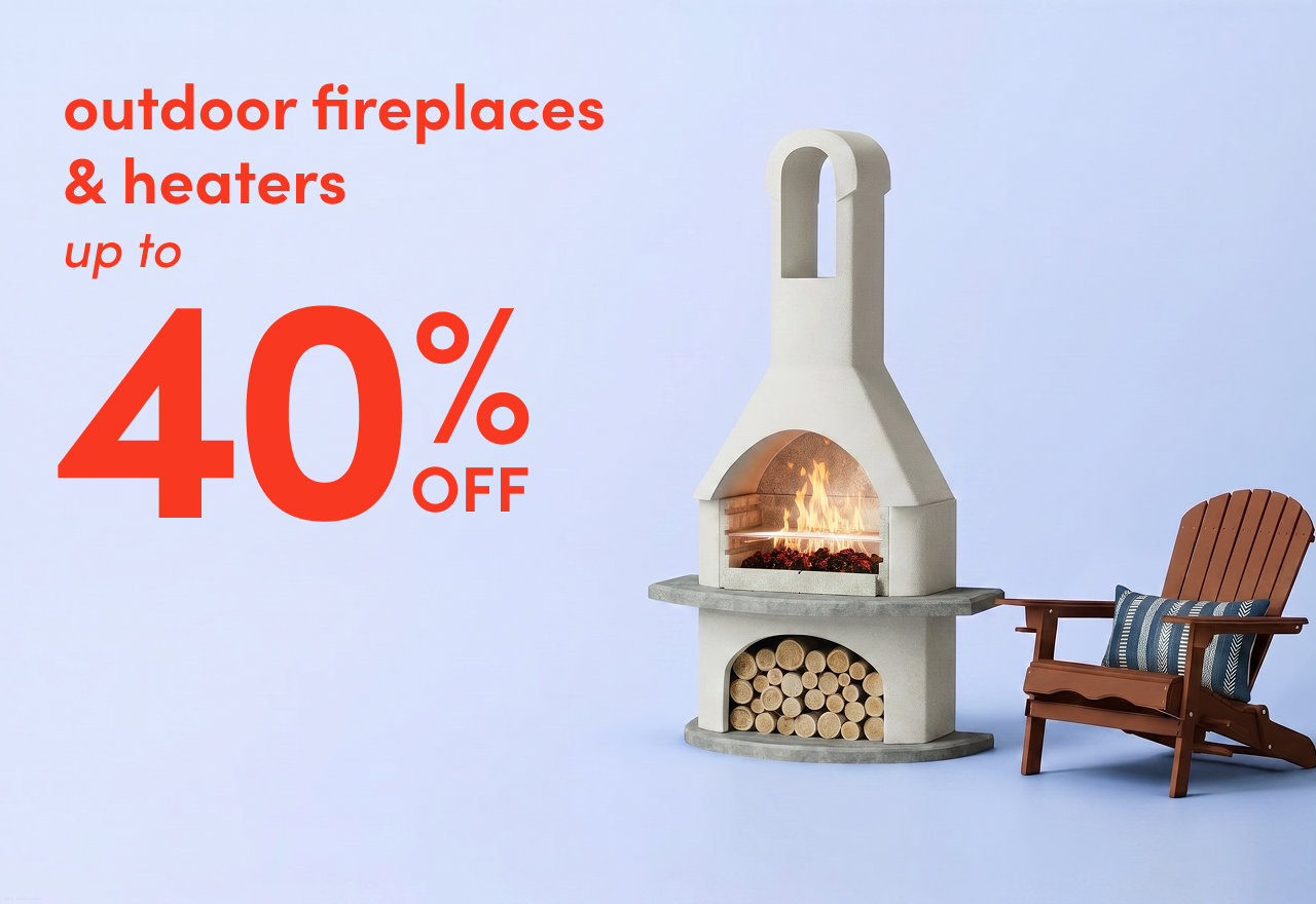 outdoor fireplace & heater deals