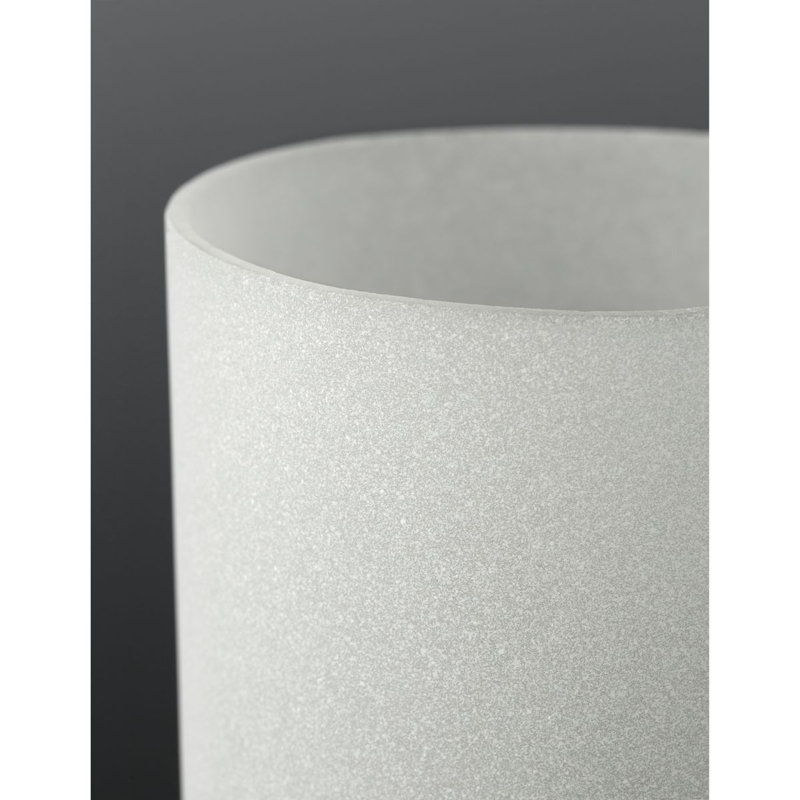 Luminaire suspendu tambour unique à 4 lumières Attiyya, Nickel brossé