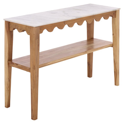 Zemfira Marble Console Table