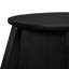 Table de salle à manger ronde de 58,25 po de style moderne avec base en bois massif texturé en marbre artificiel noir et blanc, pour 6 à 8 sièges