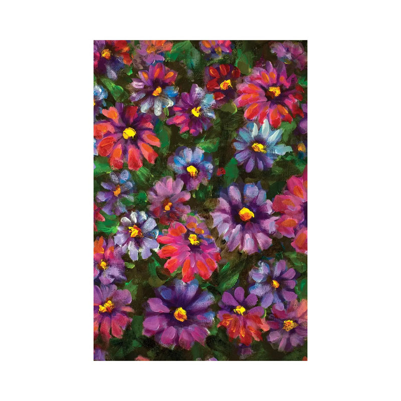 Beautiful Wildflowers 1 Piece Wrapped Canvas Painting, 20.32 cm H x 30.48 cm W