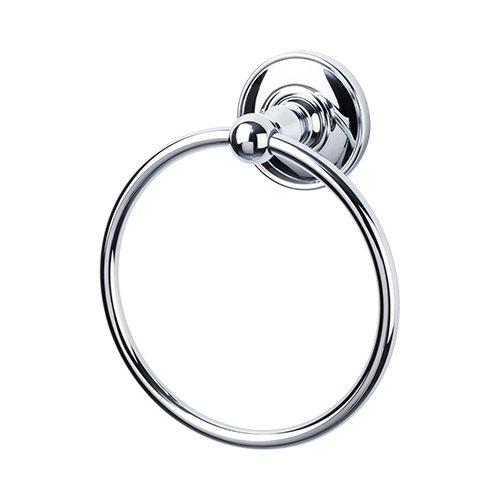 Edwardian Bath  Towel Ring, Polished Chrome