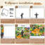 Papier peint auto-adhésif Jungle Giraffe Elephant Zebra Lion Cubs Tropical Leaves-719666875