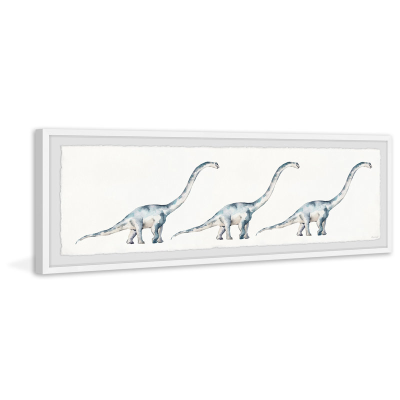 «Bieber Huge Dinosaurs», reproduction encadrée, H 10 po x l 30 po x P 1,5 po