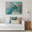 Turquoise doré infusé de marbre - reproduction sur toile-67342293-67342302-119116669