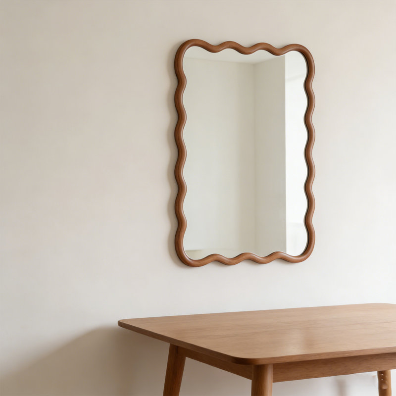 Miroir de salle de bain 20 po x 30 po, Brun
