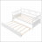 Daybed Wood Bed With Twin Size Trundle, Durable Pine Frame For Versatile Sleeping And Seating, Perfect For Guest Rooms And Small Spaces.-514305299-514305296