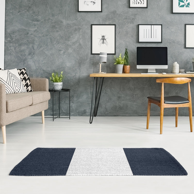 Striped Indoor Rug, Rectangle 5' x 7', Yes