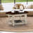 Mairie 42-inch Oval Wood Coffee Table-48212849-48212848