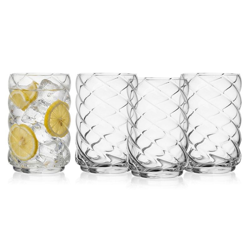 Ensemble de 5 verres à billes Mikasa, Clear