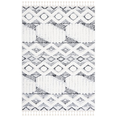 Tapis performance à poils longs style marocain