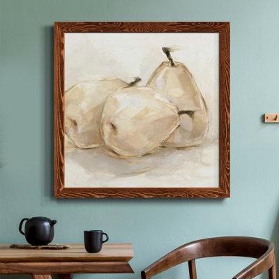 White Pear Study II - reproduction d'art sur toile encadrée