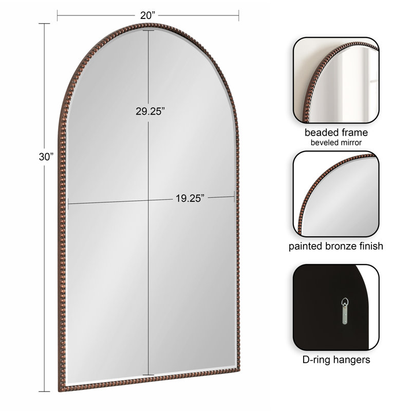 Dauberville Arch Mirror, Bronze