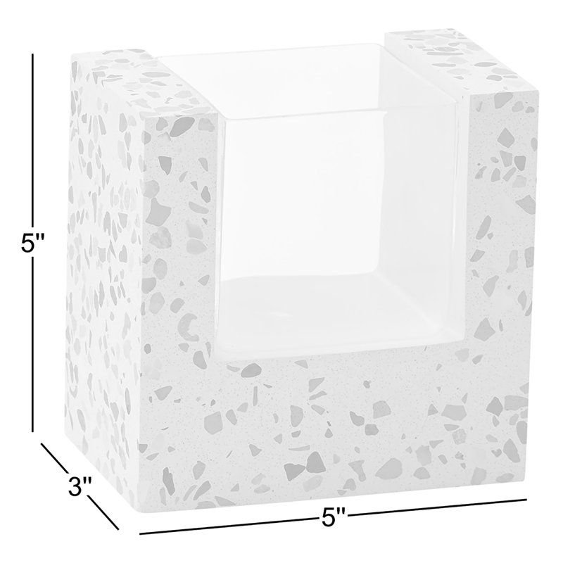 Vase de table en béton fait à la main Jet