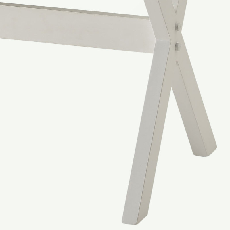 1-Drawer End Table, White