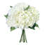  Hand-Tied White Hydrangea Bouquet