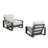 Chetan Indoor/Outdoor Aluminum Lounge Chairs-106409950-106409949
