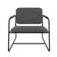 Fauteuil d'appoint en acier noir pourquoi Whythe-597825403-597825402