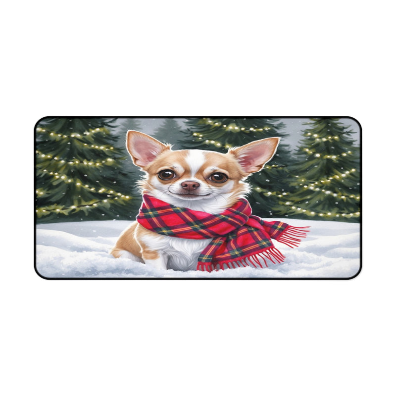 Polyester Desk Pad, 14.4x12.1