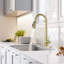 Pull Down Single Handle Kitchen Faucet-1296332708