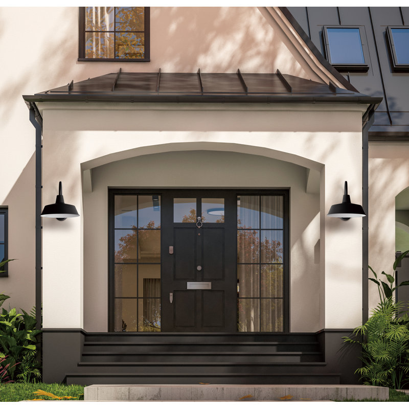 Acrylic LED Flush Mount, Black