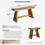 Burruss Solid Wood Accent Stool