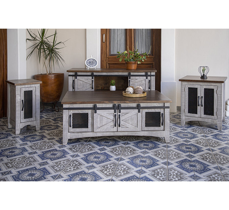 Table basse 8 portes Giesela