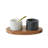 Millwood Pines Ramessu Marble Condiment Server